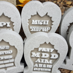 laser etched headstones