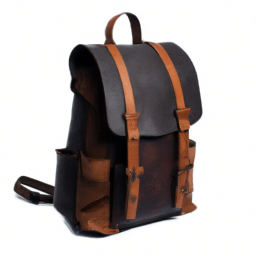 customized leather backpack