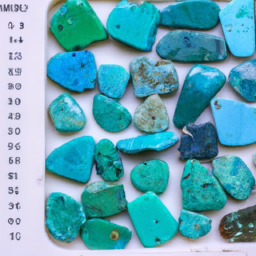 turquoise stone color chart