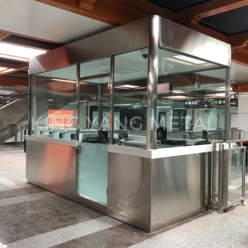 Stainless Steel Ticket Booth