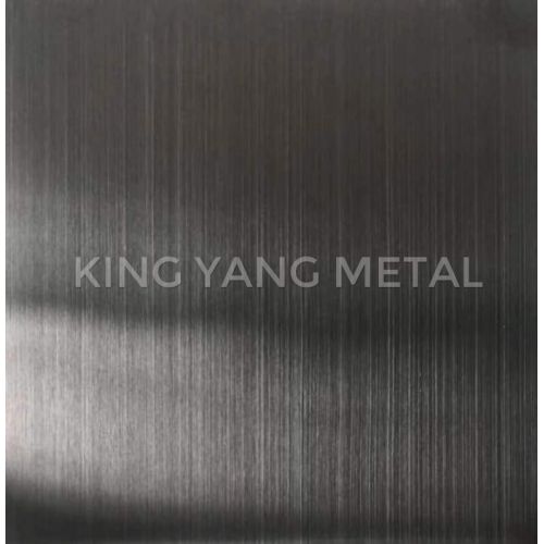 Black Hairline Finish Stainless Steel Sheet