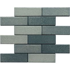 Green Mixed Grey Lava Stone Mosaics