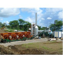 Mobile asphalt plant