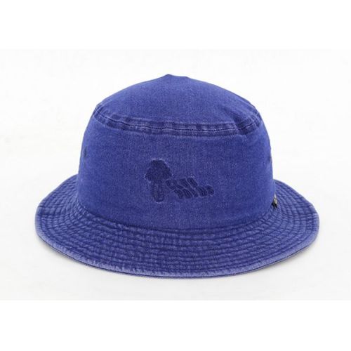 Custom Blue Mens Denim Bucket Hat Denim Bucket Hat For Wholesale